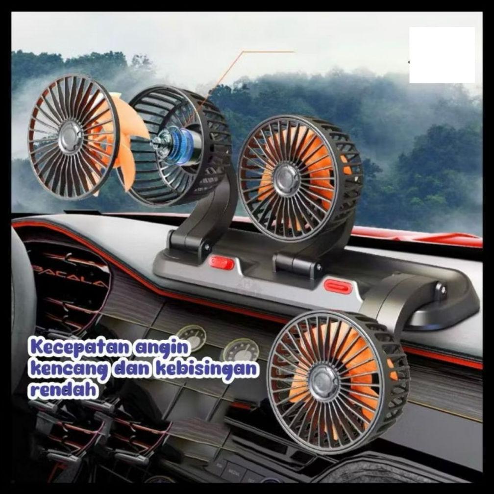 NEW Kipas Angin Dashboard Mobil 24 Volt/12 Volt terbaru untuk truk/Kipas Angin Portable Mobil gantun