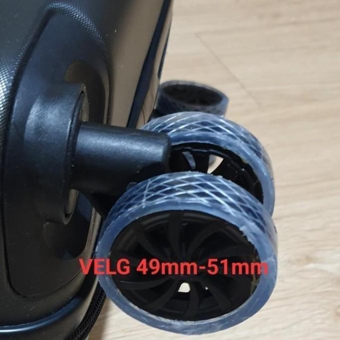 Inerhappy- Ban Roda Koper Karet Roda Koper Travel Bag Karet Pengganti Roda Koper