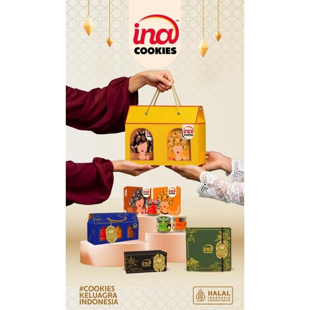 Hampers Parcel Ina Cookies Paket Roti Kering Kue Lebaran Gable Jar