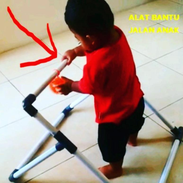 HOT Alat Bantu Jalan Bayi dari paralon pvc baby push walker / mainan belajar jalan / belajar jalan b