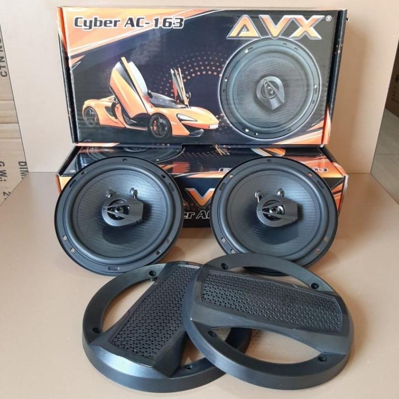 HOT SALE PAKET SPEAKER AUDIO MOBIL SPLIT AVX Cyber AS-1609 + SPEAKER COAXIAL AVX Cyber AC-163