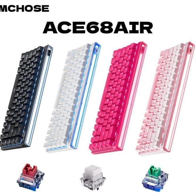 NEW MCHOSE ACE68 / ACE 68 Air RGB HE Hall Efect Rapid Trigger Magnetic Gaming Keyboard