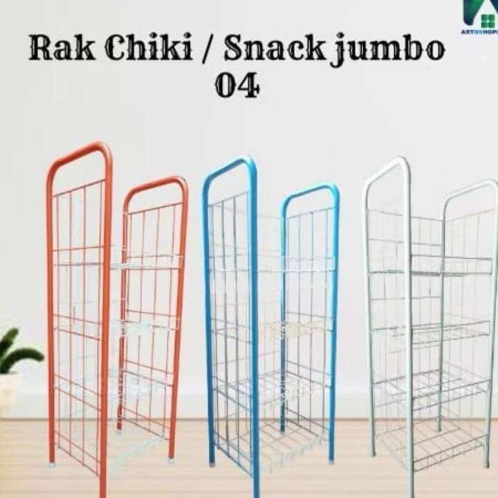 Rak Chiki , Rak Chiki 4 Susun / Rak Chiki Jumbo / Keranjang Chiki / Rak Chiki Serbaguna