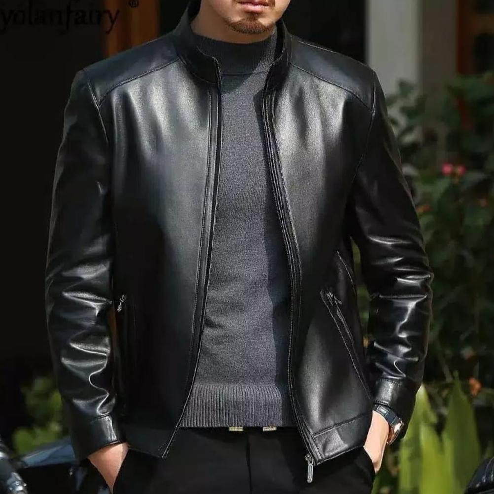 cuci gudang jaket semi kulit asli / jaket semi kulit original / jaket kulit pria
