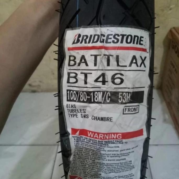 Terlaris Ban Luar Battlax Bridgestone Bt45 Ukuran 100 -80 Ring 18