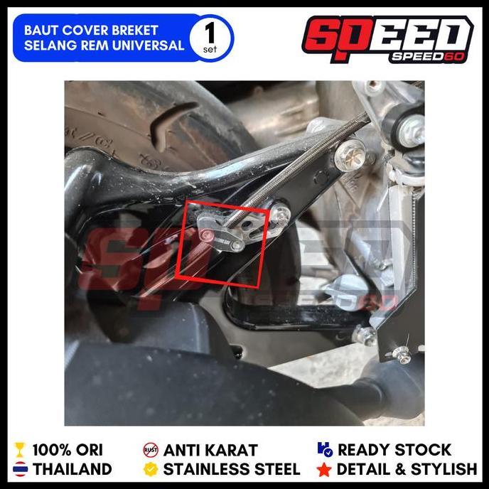 Probolt Baut Breket Selang Rem Variasi Stainless King Nut Thailand Premium
