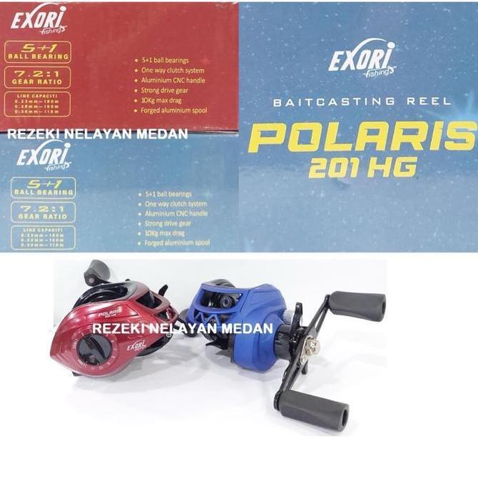 Reel Baitcasting EXORI Polaris 201 HG | Reel BC Exori Murah Berkualitas