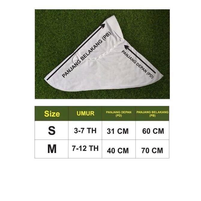 Termurah / Hot Sale Krudung Jilbab Sekolah Anaktk Sd Smp Hitam Putih Muslim Pita Kerudung Instan Nav