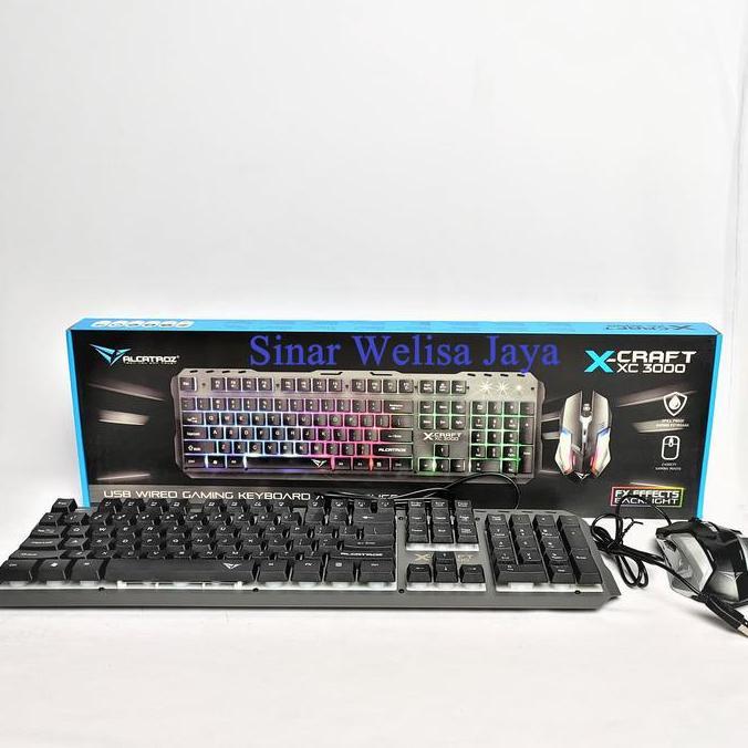 Alcatroz Xcraft Keyboard Mouse Combo XC-3000