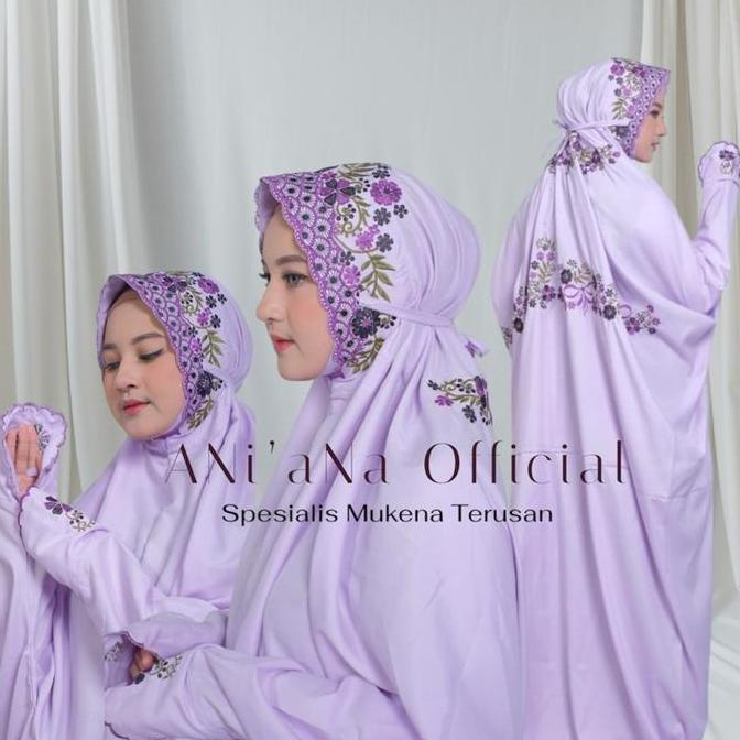 Disiniaja- Mukena Jamella Warna Terusan Santri Ani'Ana