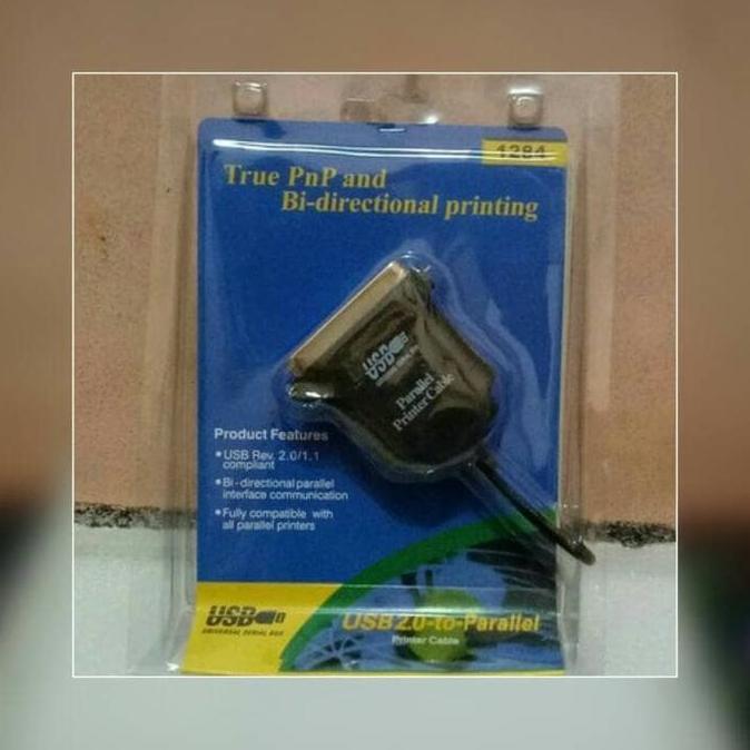 Inpoinpo- Kabel Printer Lpt - Usb To Lpt / Usb To Pararel Printer