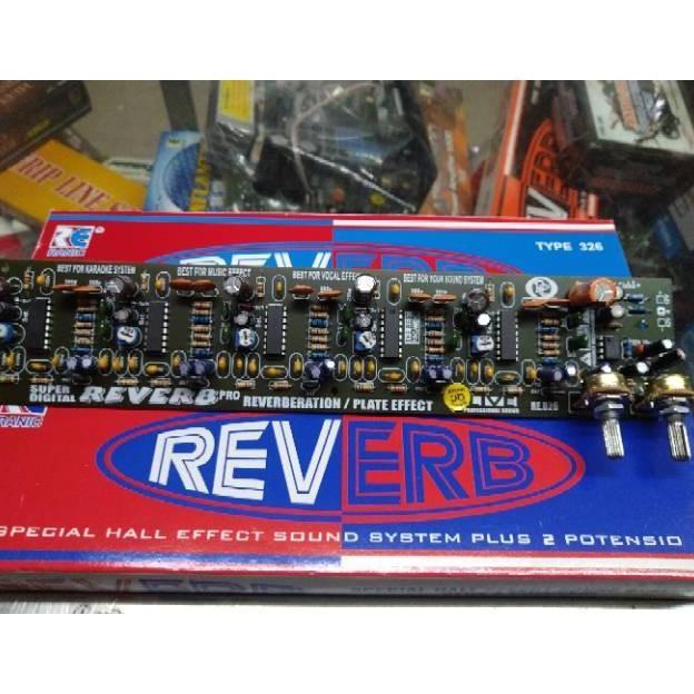KIT ECHO REVERB 2 POTENSIO EFEK VOCAL MIXER AUDIO