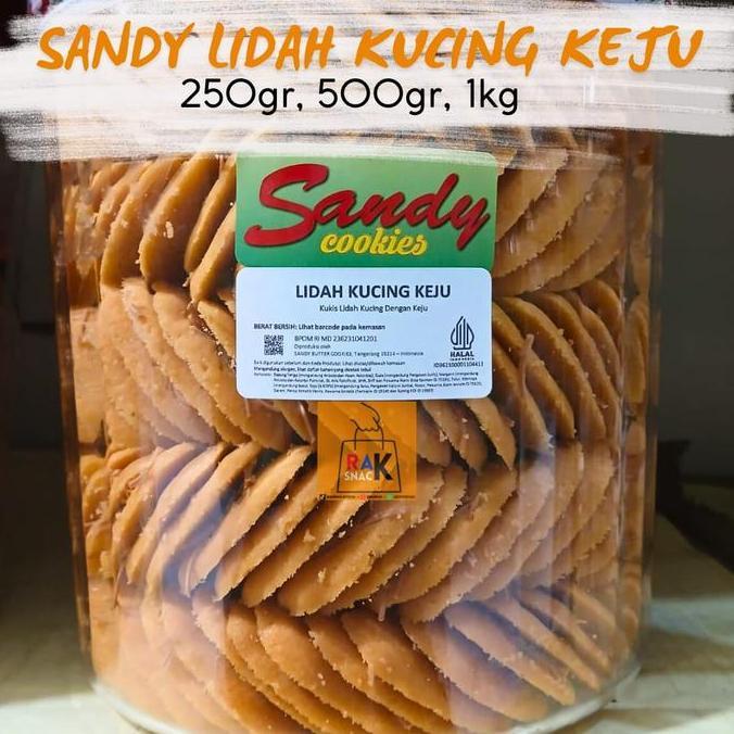 (WAJIB INSTAN) SANDY KUE KERING NASTAR | KASTANGEL | LIDAH KUCING SPESIAL KEMASAN MIKA 250 GRAM 500 