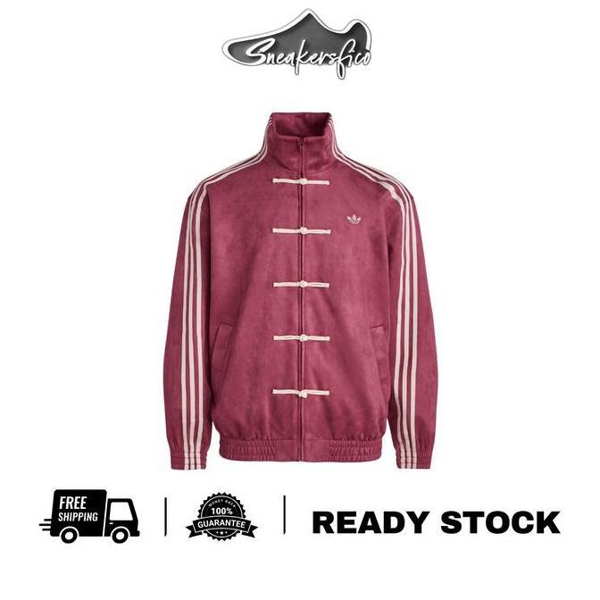 Termurah / Hot Sale Adidas Jacket Tracktop Cheongsam Ctt Chinese New Year 2026 Merah / Red / Maroon 
