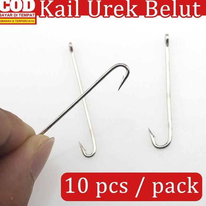 FINESSE Pancing Isi 10 Biji Mata Kail Urek Belut Bahan Karbon Batang Panjang Tajam dan Amanah Reel