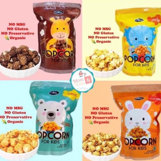 Sandmilk- Abe Food Pop Corn For Kids | Popcorn Snack Cemilan Sehat Anak