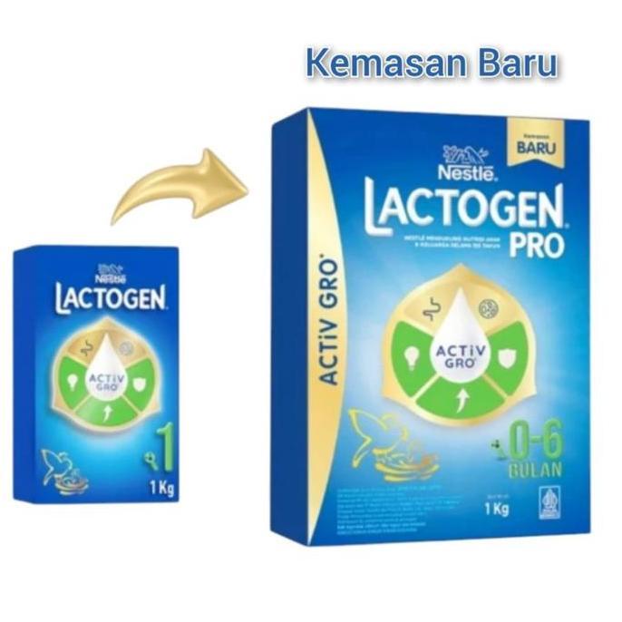 Sandmilk- Susu Formula Lactogen Pro 1 Dan 2  Untuk Bayi Usia 0-6 Bulan 1 Kg - Lactogrow, Baby Newbor