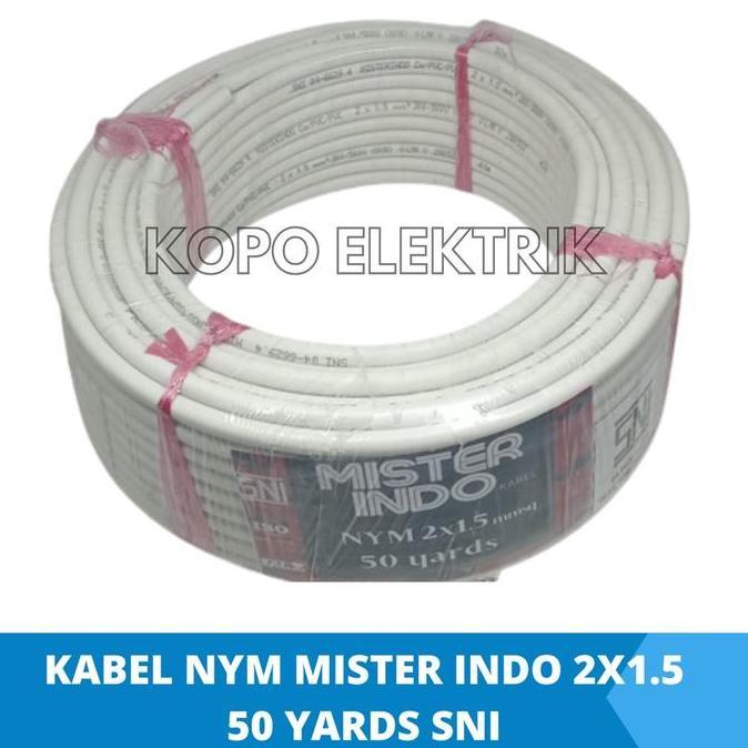 Kabel Tunggal 2x1.5 Kabel Kawat 2x1,5