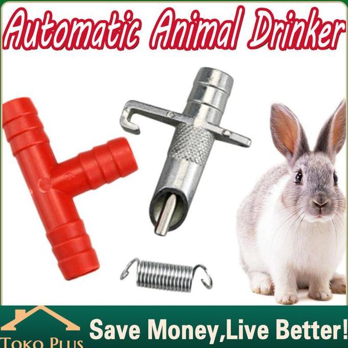 AVOCEAN Minum Dot Nipel Kelinci Otomatis / Paralel Kelinci Kucing Nipple