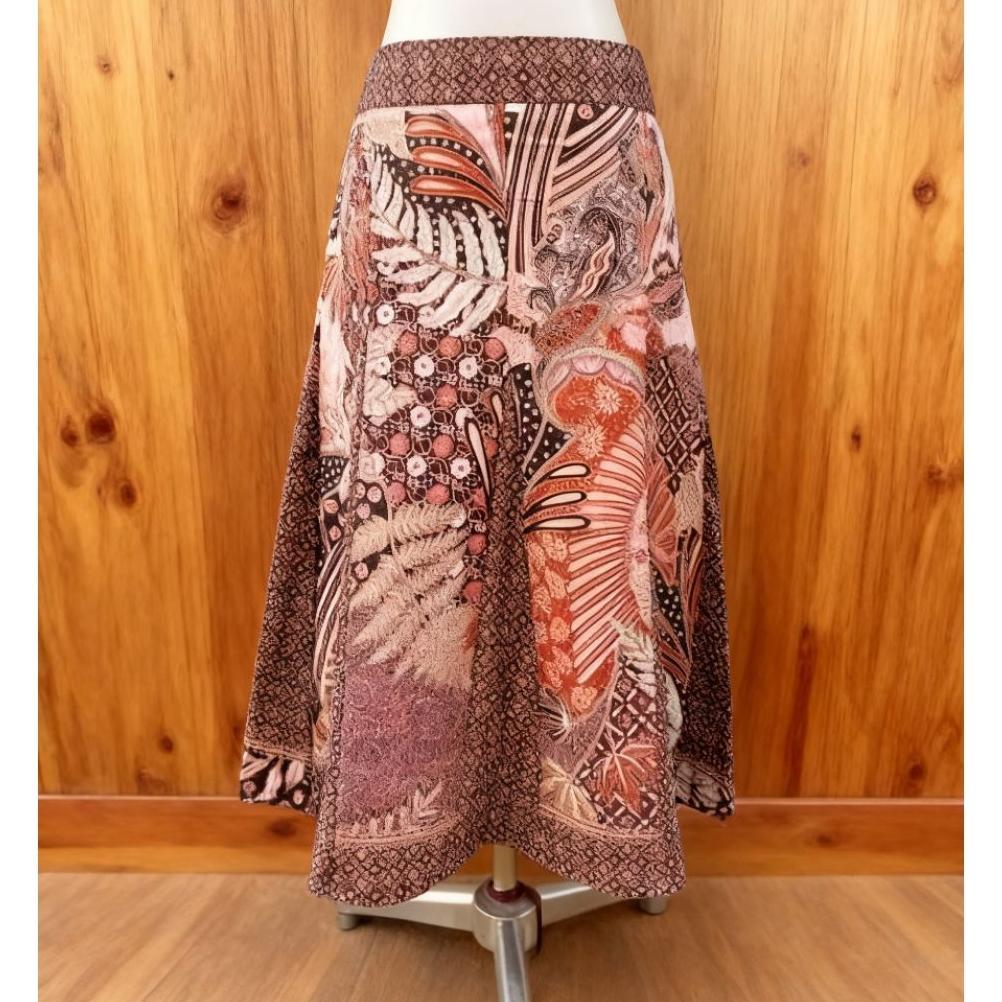 STOK TIPIS Rok Batik Kekinian Model Pecah 8/pecah 16 Pendek 7/8