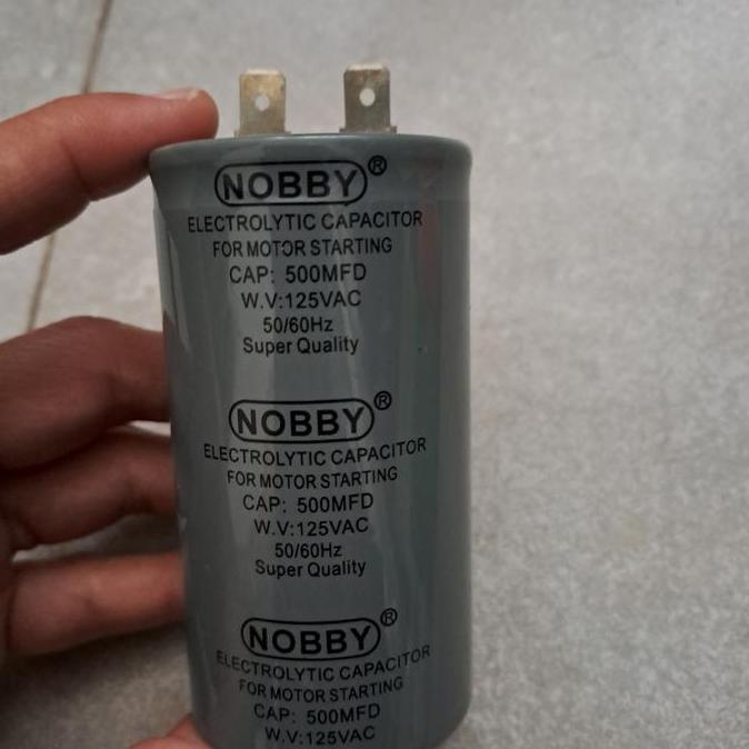 Kapasitor 500 Mfd 125 Vac Nobby Diskon