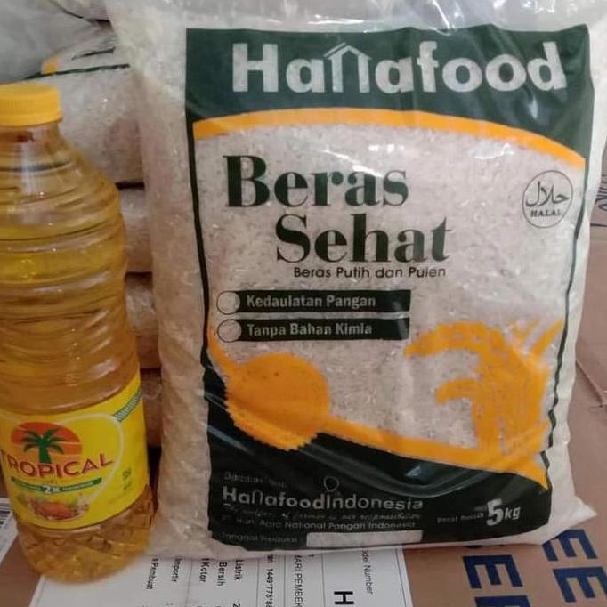 PAKET BERAS SEHAT 5 KG +MINYAK 1LITER