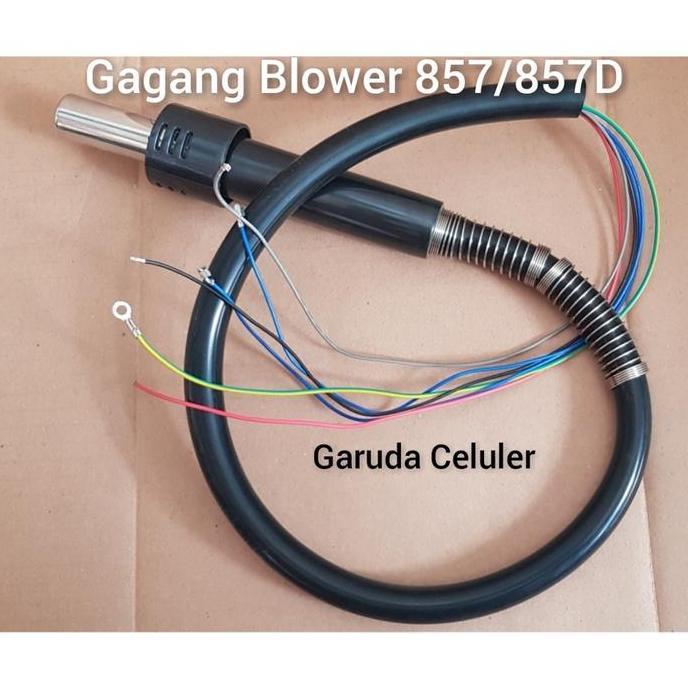Gagang Blower Solder Uap 850 857 857D Analog Digital 3 Kabel