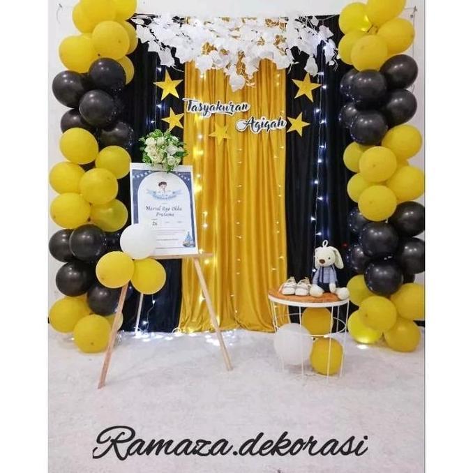 PAKET DEKORASI AQIQAH/ TASYAKURAN KHITAN/ 7 BULANAN/ ULANG TAHUN