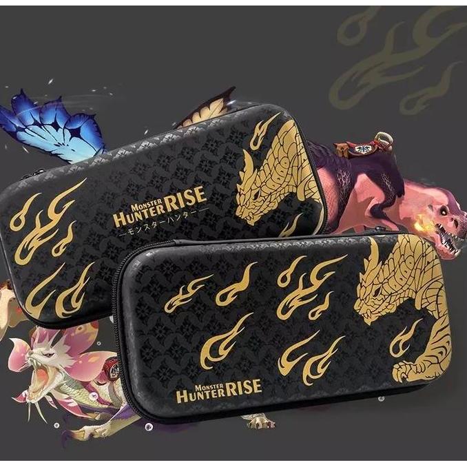 Pouch Tas Bag Hard Shell Monster Hunter Edition for Nintendo Switch 1