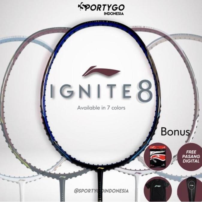 Raket Badminton LINING IGNITE 8 Original | Li-Ning Ignite