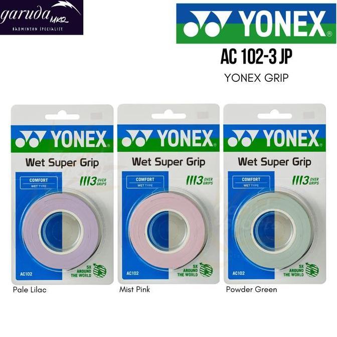 GRIP RAKET YONEX AC 102 - 3 JP GRIP YONEX AC 102-3 JP CODE YONEX AC 10