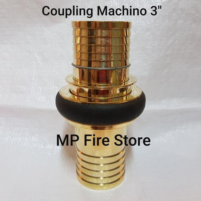 Coupling Machino Kopling Selang Pemadam Kebakaran 3 Inch Kuningan