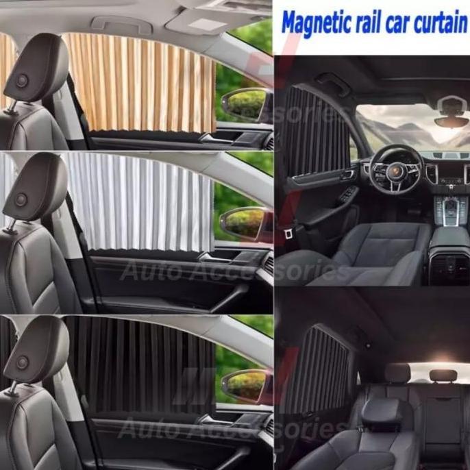 Promo Tirai Gorden Mobil Kijang LGX Gran Pelindung Panas Magnet Kaca Jendela Diskon
