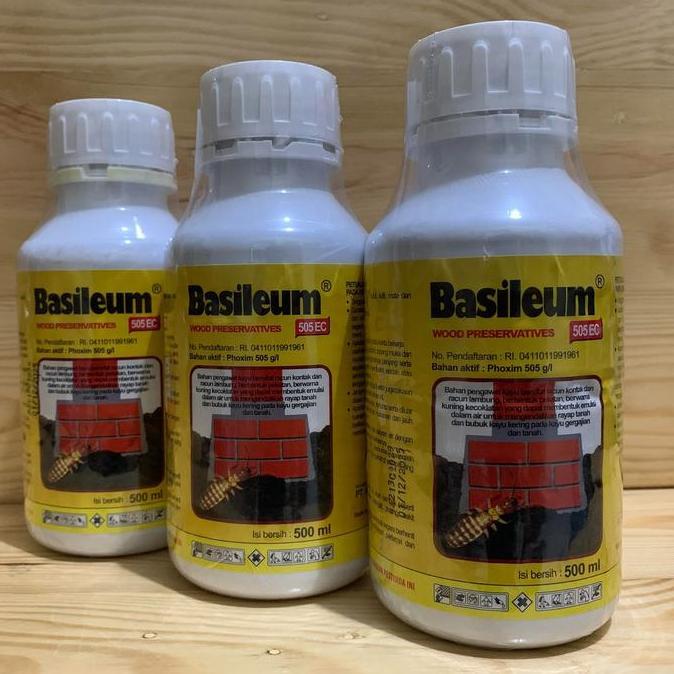 Ready  BASILEUM 505 EC Obat Anti Rayap & Pengawet Kayu Ampuh Insektisida Kayu untuk Cegah dan Basmi 