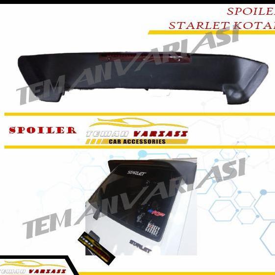 SPOILER MOBIL STARLET KOTAK/ TOPI BELAKANG MOBIL STARLET KOTAK TERBATAS