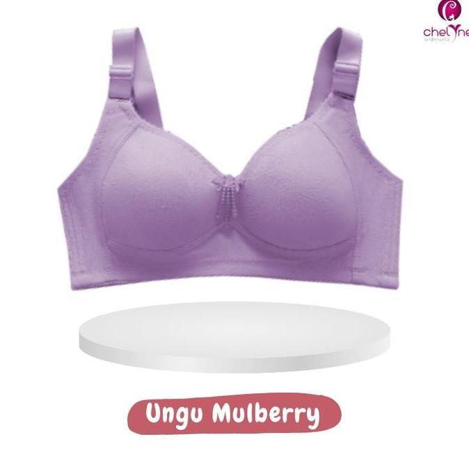 Chelyne Bh Busa Tipis Harian V006 / B931 Tanpa Kawat - Big Size Daily Bra