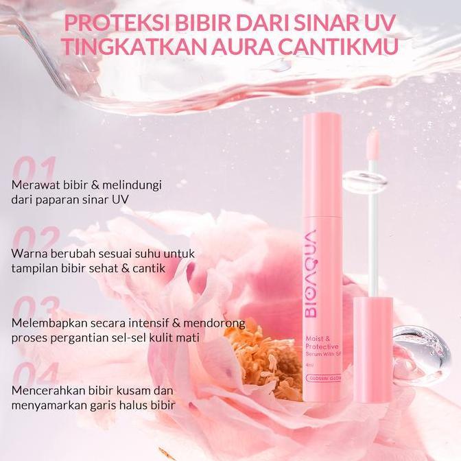Rexzix- BpomBioaqua Lip Serum Warna Bibir Pink Alami Ribuan Orang Ribuan Warna Serum Bibir Untuk Bib