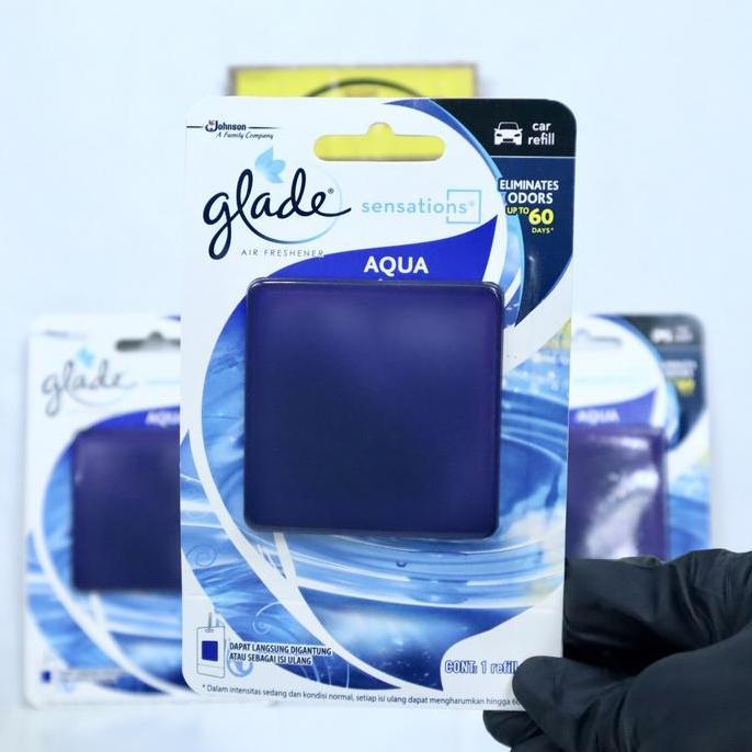 Crbig- Parfum Mobil Glade Sensations Aqua Refill - Pewangi Mobil Glade