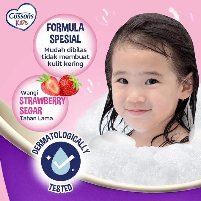 Byblue- Cussons Kids Body Wash 250Ml Refill - Shampoo Sabun Mandi Anak 2In1 - Cusson Kids Hair Body 