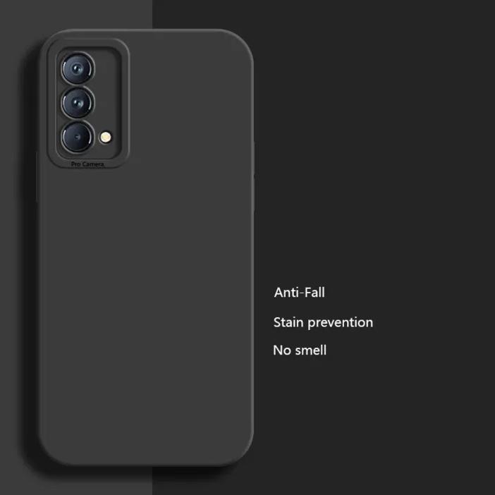 TERMURAH Oppo A74 A95 Case Softcase Black Matte Camera Protection Case Casing Hp Oppo A74 A95