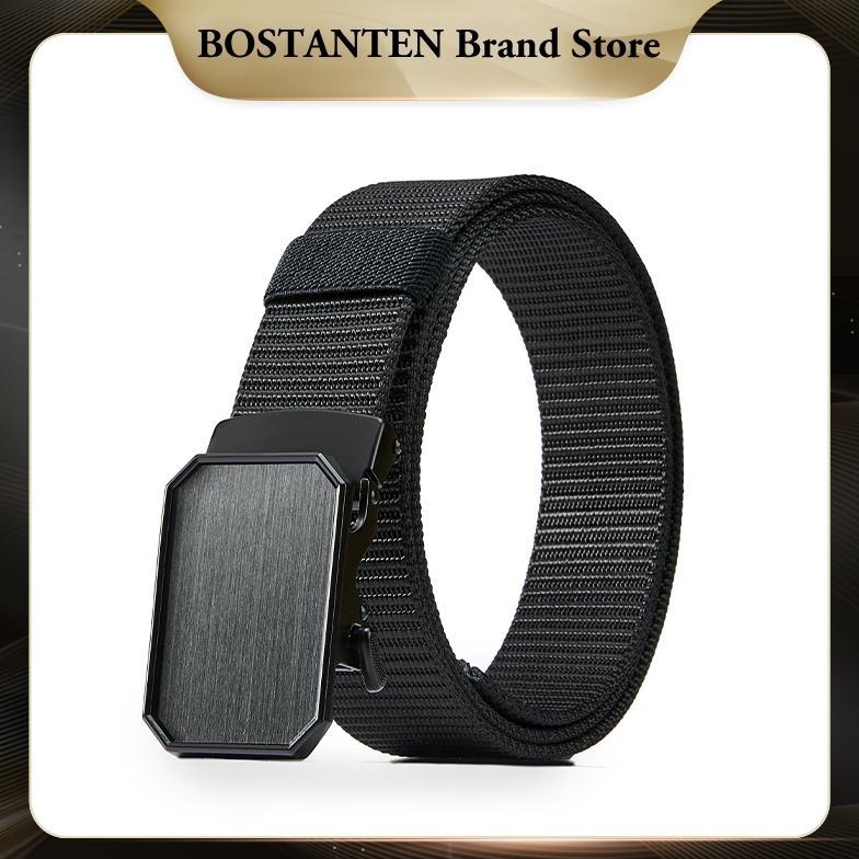 Bostanten Sabuk Pinggang Pria Ikat Pinggang Pria Nylon Canvas Alloy Belt Gesper Pria