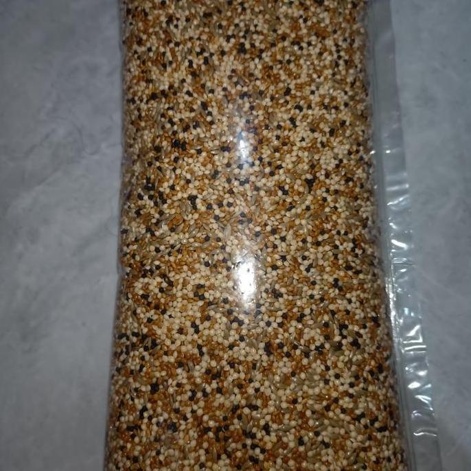 Bridwoi- Milet Campur Komplit - Milet Putih Milet Merah Kenari Seed Biji Sawi