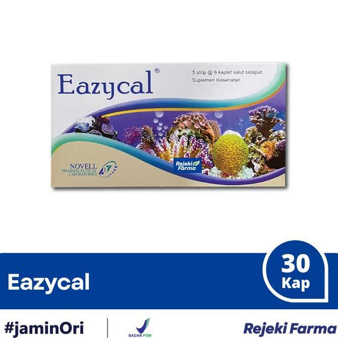 EazyCal 1 Box isi 30 - Novell Eazy Cal Suplemen Kalsium Ibu Hamil