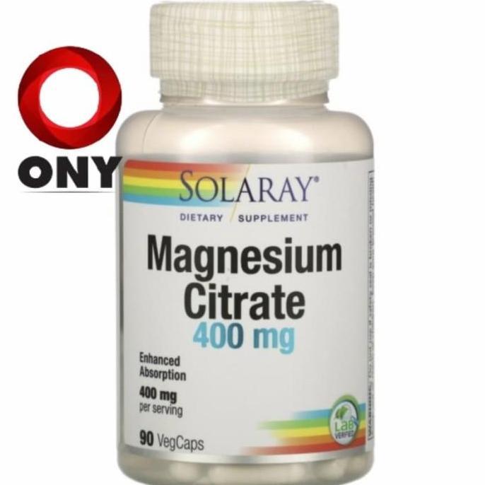 SOLARAY MAGNESIUM CITRATE 400MG 400 MG ISI 180
