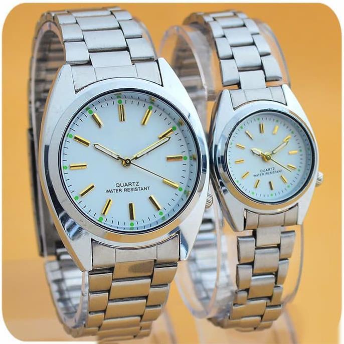 BESTPROMO PA JAM TANGAN COUPLE MURAH 5 RANTAI PREMIUM GROSIR ARLOJI SK002