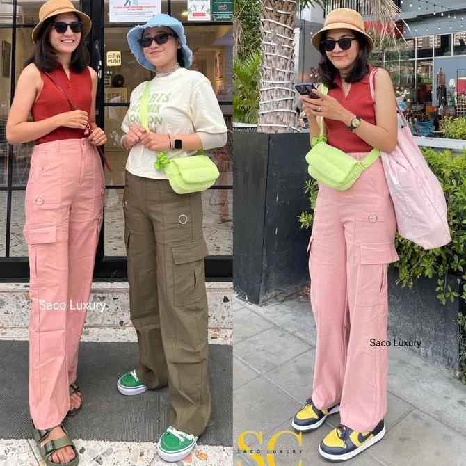 Wmn- Viyo- Bb 50 Kg Sampai Bb 100 Kg Kulot Pants Wanita Jumbo