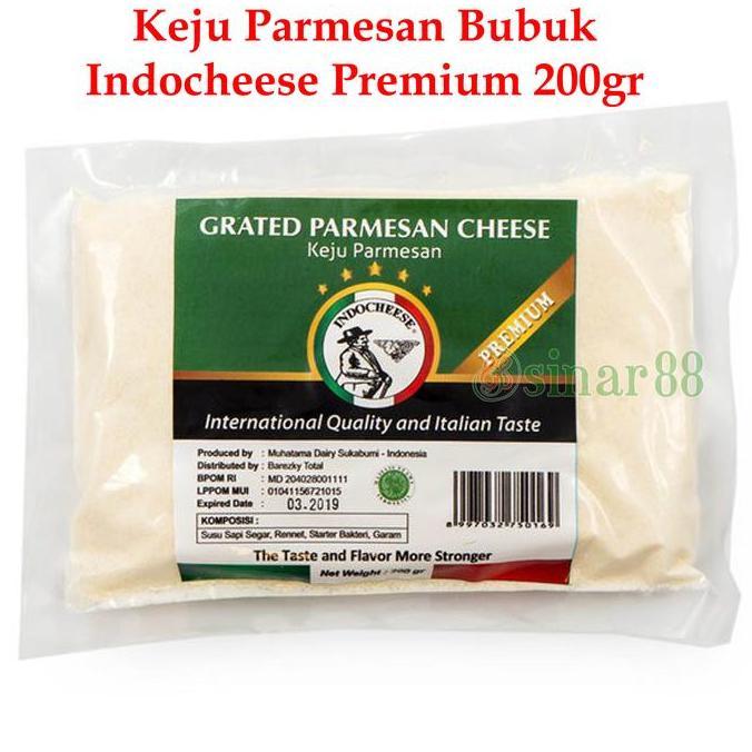=====] Keju Parmesan Bubuk Indocheese Premium 200gr