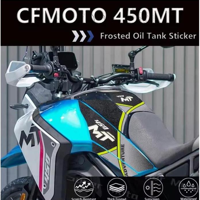 STIKER TANKI MOTOR CF MOTO 450MT , DECAL STICKER TANK PAD CFMOTO 450 MT PROTECTOR TANK STICKER