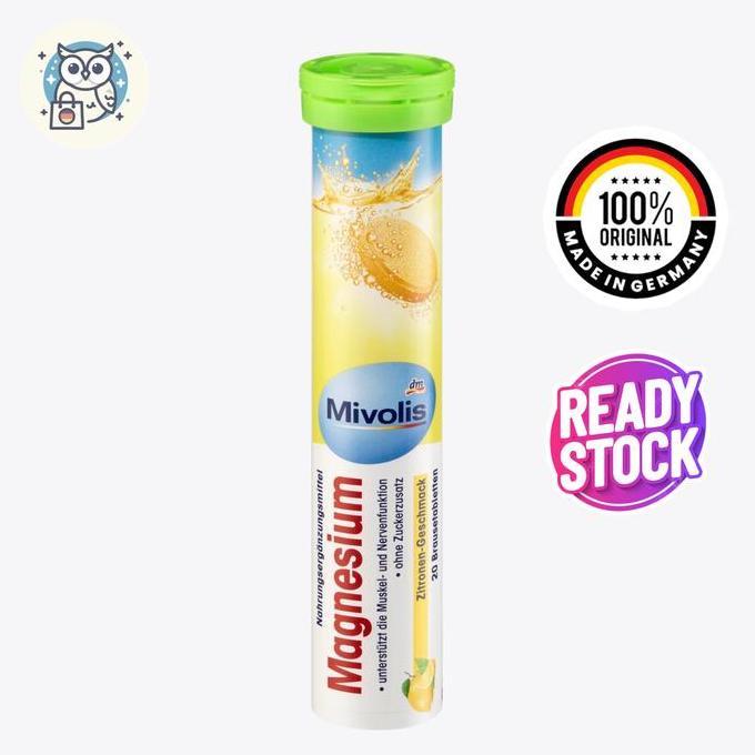 Mivolis Magnesium Effervescent | CDR Magnesium | Magnesium Brauseten - 20 butir
