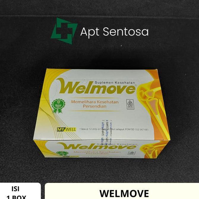 Welmove 1 BOX isi 12 Strip Suplemen Kesehatan Persendian